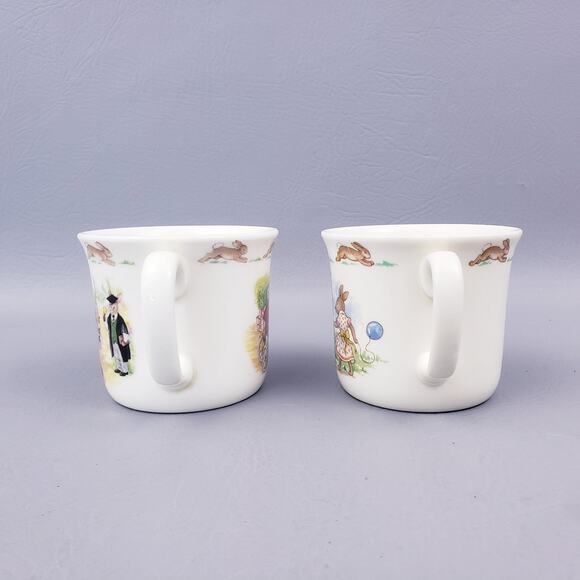 Royal Dalton Bunnykins Coffee Cups Lot 2 Coffee Mug, Beatrix Potter Peter Rabbit - Picture 4 of 11